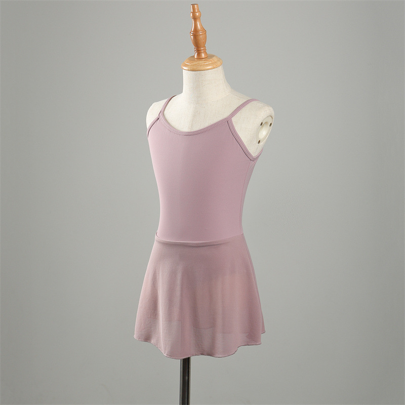 Gyerekeknek szóló táncruha lányoknak, gyakorló stílus, hosszú ujjú, nyúl szőr anyag, 2025 tavasz