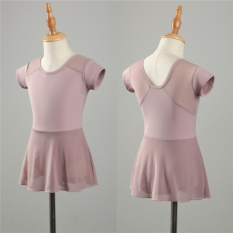 Gyerekeknek szóló táncruha lányoknak, gyakorló stílus, hosszú ujjú, nyúl szőr anyag, 2025 tavasz