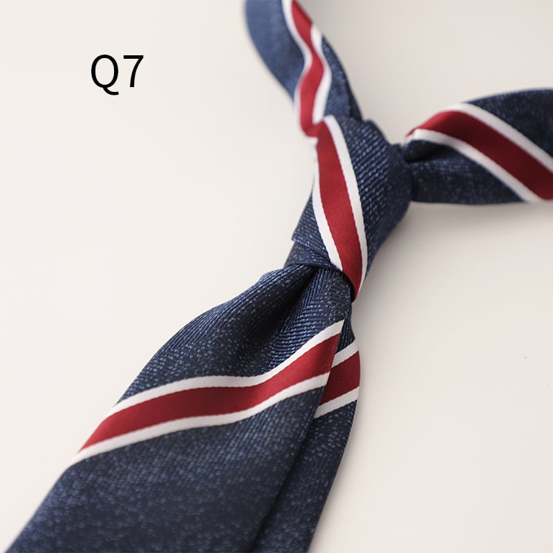 Γραβάτα με άνθη για το γιακά, ζακάρ πολυεστερικό νήμα, στυλ βέλους, ανδρικό επιχειρηματικό (καλοκαίρι 2025)