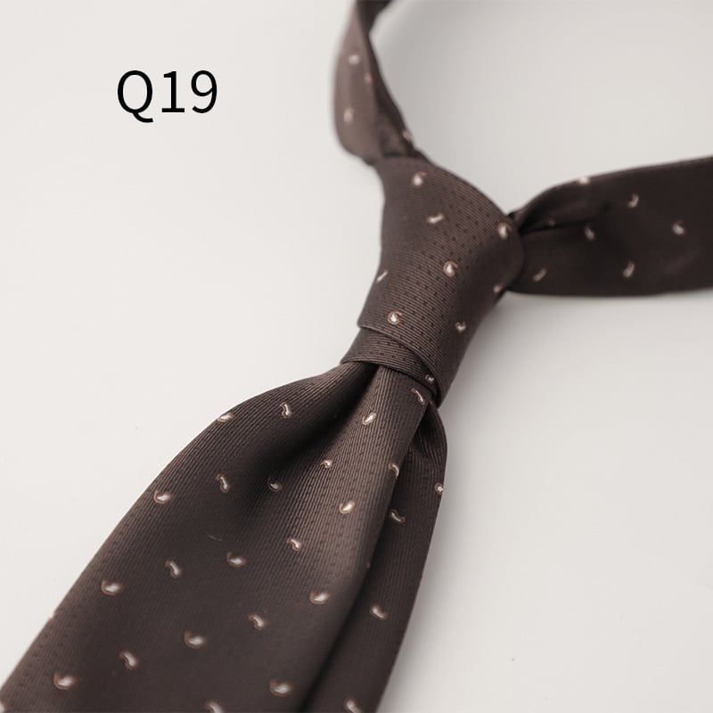 Γραβάτα με άνθη για το γιακά, ζακάρ πολυεστερικό νήμα, στυλ βέλους, ανδρικό επιχειρηματικό (καλοκαίρι 2025)