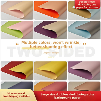 Kétoldalas háttérpapír fotózáshoz, rekvizít fotózáshoz, karton alap, csendélet