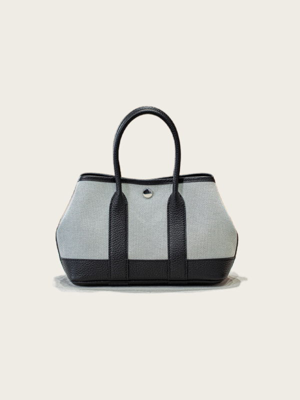 Ανεξάρτητη καμβάς τσάντα με οριζόντιο τετράγωνο σχήμα, ανοιχτό επάνω μέρος, θήκη για κινητό, επένδυση από καμβά