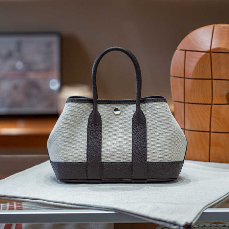 Ανεξάρτητη καμβάς τσάντα με οριζόντιο τετράγωνο σχήμα, ανοιχτό επάνω μέρος, θήκη για κινητό, επένδυση από καμβά