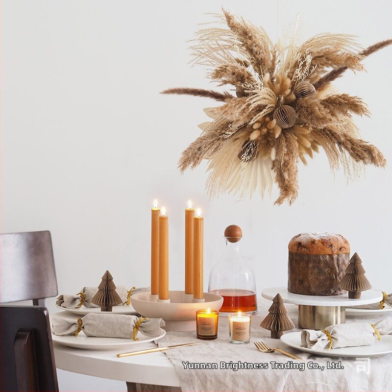 Rekvizít pre fotografovanie s sušenými kvetmi v štýle INS, značka Brightness, druh 3332590, materiál: sušené kvety, spracovanie: Iné, použitie: svadba/vonkajšie/rekvizity pre fotenie