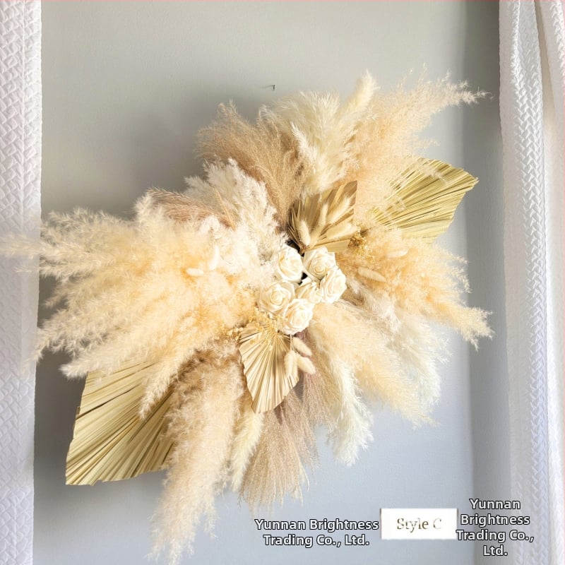 Сушени цветя – реквизит за фотография в INS стил, марка Brightness, разновидност 3332590, материал: сушени цветя, процес: Друг, използване: сватба/на открито/реквизит за снимки