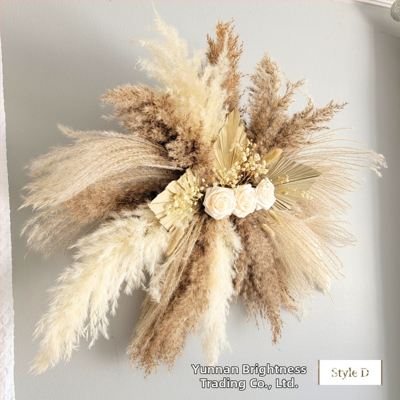 Сушени цветя – реквизит за фотография в INS стил, марка Brightness, разновидност 3332590, материал: сушени цветя, процес: Друг, използване: сватба/на открито/реквизит за снимки