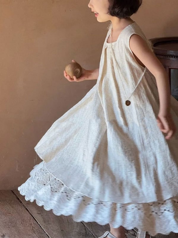 Fustă pentru fete, versiune coreeană, 100% poliester, țesătură tratată moale, pentru 3–8 ani