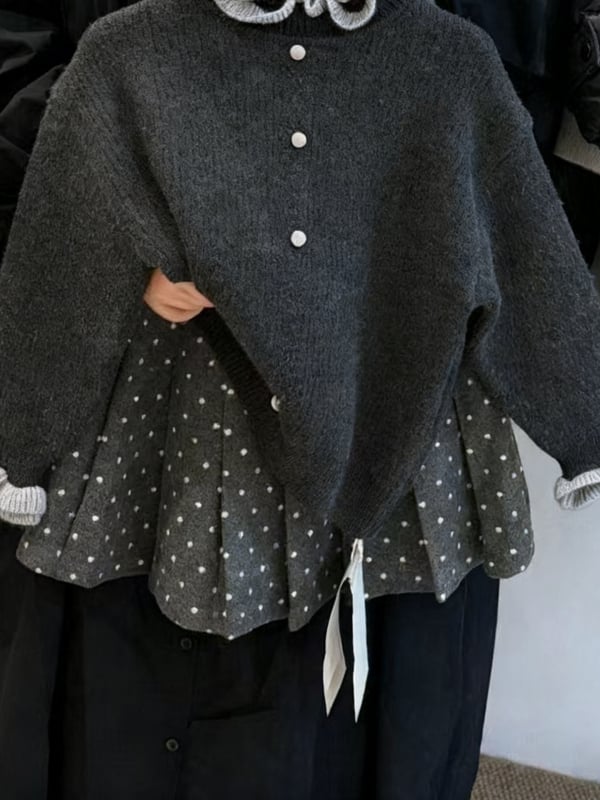 Fustă pentru fete, versiune coreeană, 100% poliester, țesătură tratată moale, pentru 3–8 ani