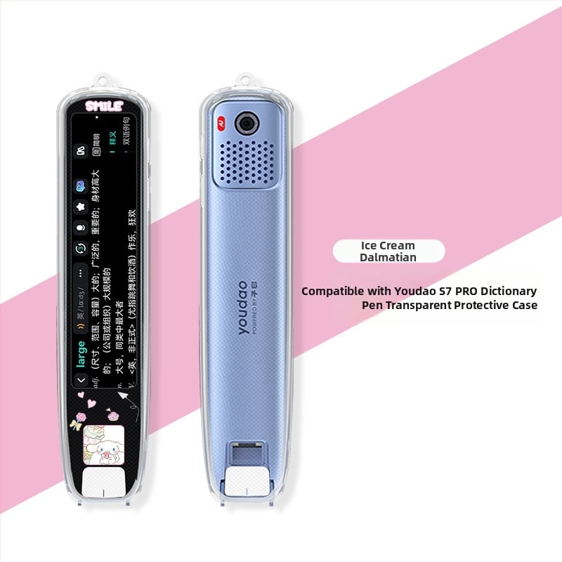 Xuanyue Διαφανές κάλυμμα στυλό από TPU, βαμμένο, για Youdao S7 Pro Smart Translation Pen – ανθεκτικό στη φθορά, με δυνατότητα προσαρμογής