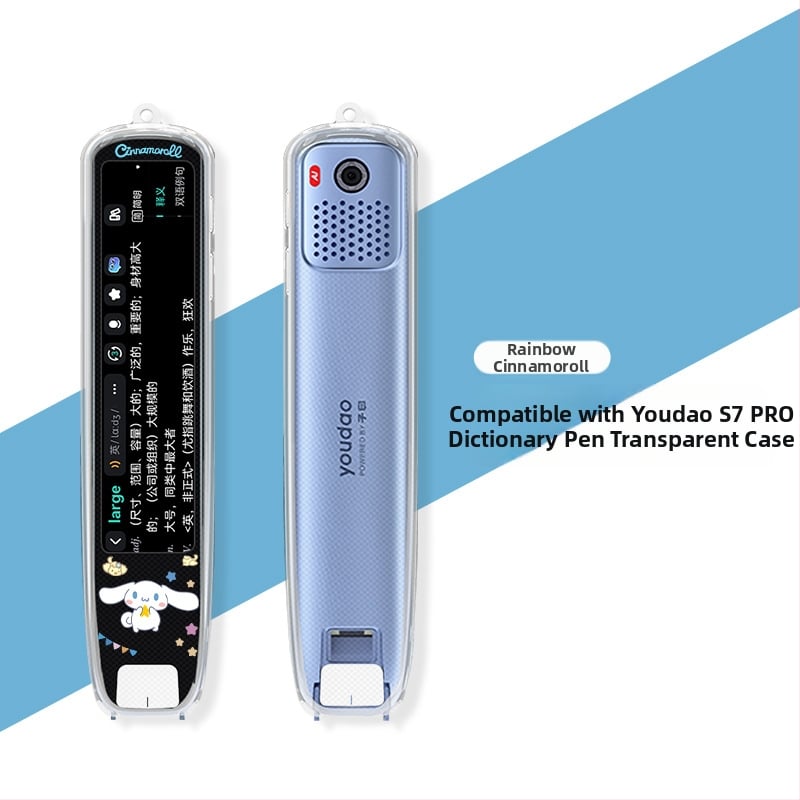 Xuanyue Διαφανές κάλυμμα στυλό από TPU, βαμμένο, για Youdao S7 Pro Smart Translation Pen – ανθεκτικό στη φθορά, με δυνατότητα προσαρμογής