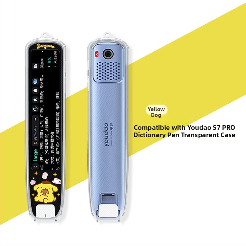 Xuanyue Διαφανές κάλυμμα στυλό από TPU, βαμμένο, για Youdao S7 Pro Smart Translation Pen – ανθεκτικό στη φθορά, με δυνατότητα προσαρμογής