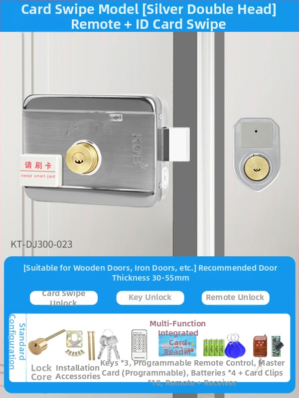 KOB Sve-u-Jednom bežični sustav kontrole pristupa s otiskom prsta, kartom i elektromagnetnom bravom (Model Kt-dj200-wireless)