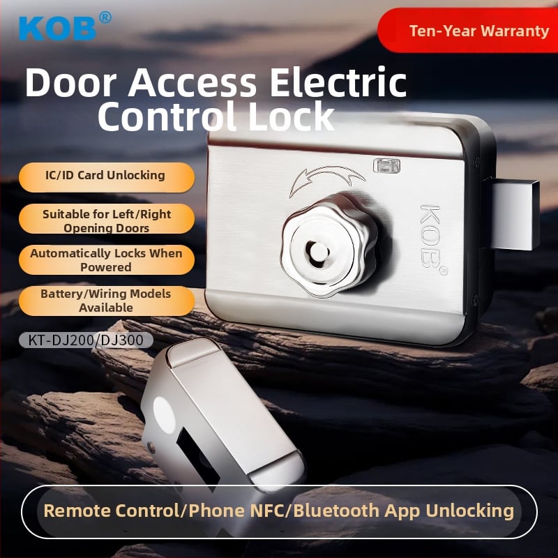 KOB Sve-u-Jednom bežični sustav kontrole pristupa s otiskom prsta, kartom i elektromagnetnom bravom (Model Kt-dj200-wireless)