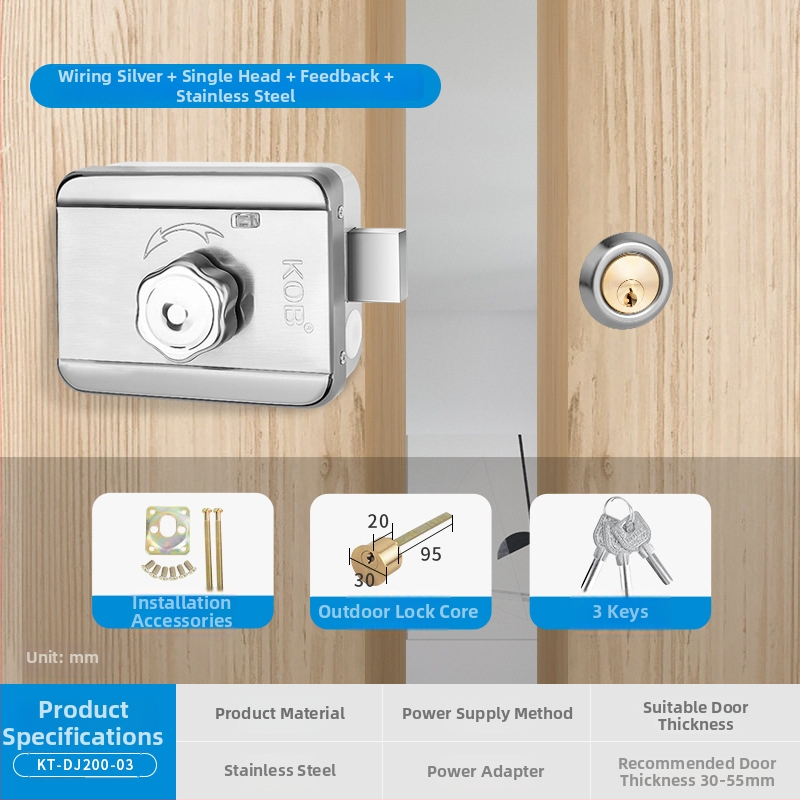 KOB Sve-u-Jednom bežični sustav kontrole pristupa s otiskom prsta, kartom i elektromagnetnom bravom (Model Kt-dj200-wireless)