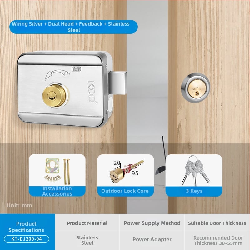 KOB Sve-u-Jednom bežični sustav kontrole pristupa s otiskom prsta, kartom i elektromagnetnom bravom (Model Kt-dj200-wireless)