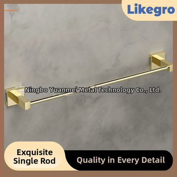 Alumínium ötvözetű fürdőtörölközőtartó, falra szerelhető fürdőszobai tároló készlet Lanke-tól — megfizethető luxus, 2–6 darabos készletek