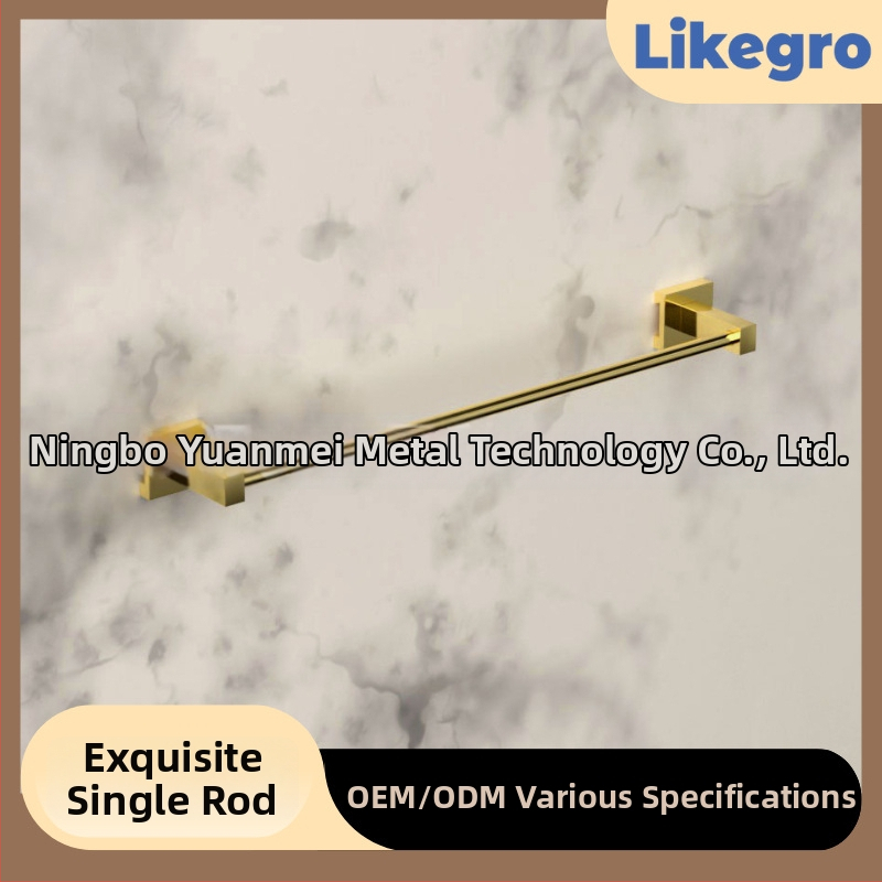 Alumínium ötvözetű fürdőtörölközőtartó, falra szerelhető fürdőszobai tároló készlet Lanke-tól — megfizethető luxus, 2–6 darabos készletek