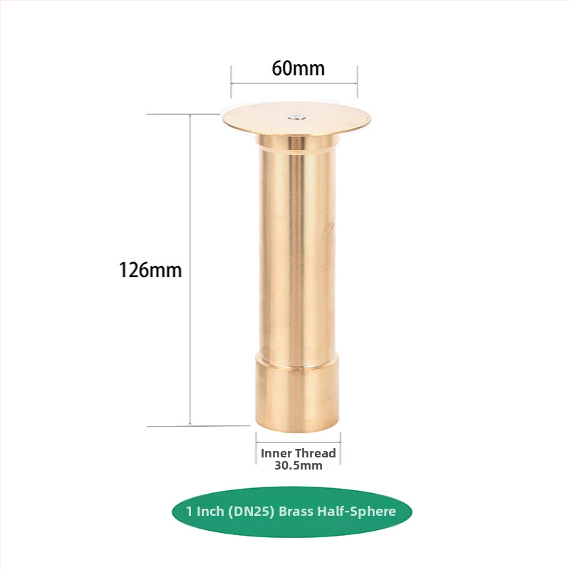 Cap de sprinkler pentru fântână – Hemisferă de ciupercă reglabilă, din cupru și oțel inox, jet pe perete, pentru grădină și peisaj (Cod 0200)
