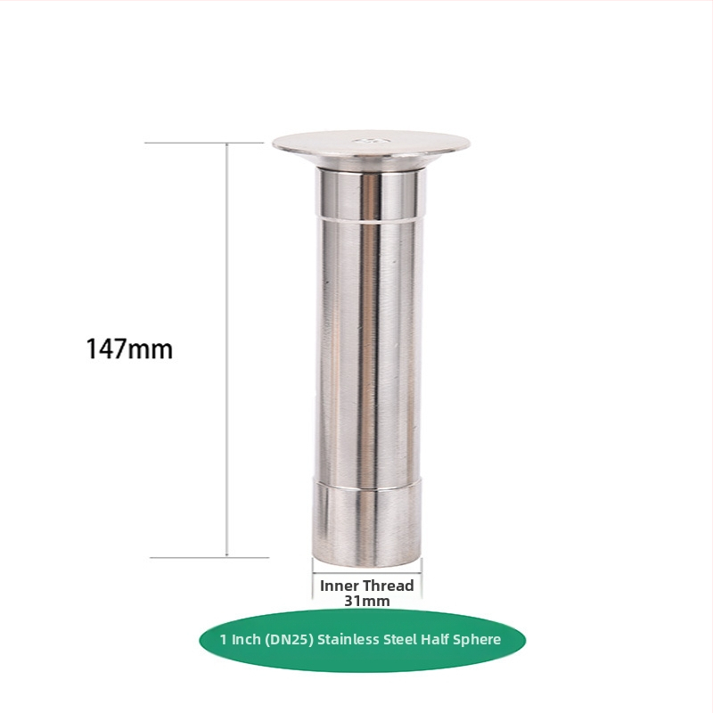 Cap de sprinkler pentru fântână – Hemisferă de ciupercă reglabilă, din cupru și oțel inox, jet pe perete, pentru grădină și peisaj (Cod 0200)