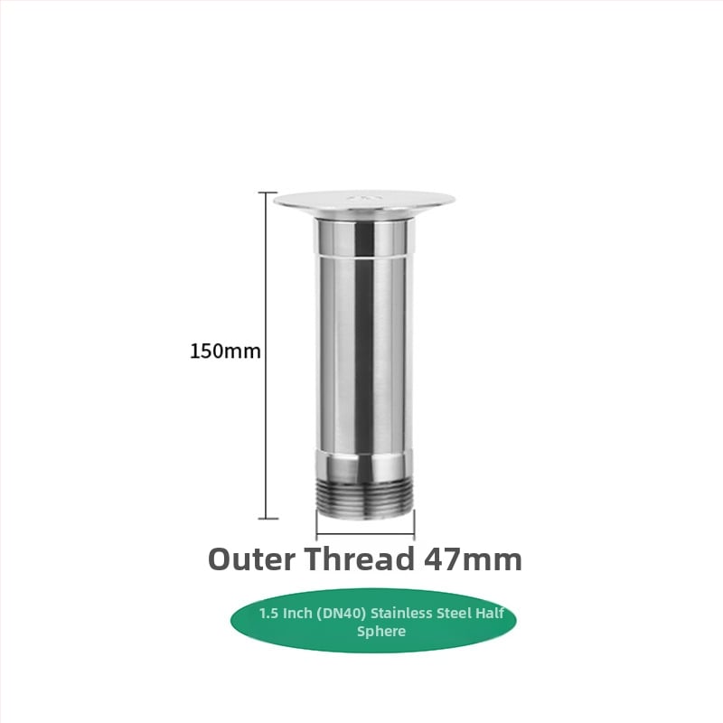 Cap de sprinkler pentru fântână – Hemisferă de ciupercă reglabilă, din cupru și oțel inox, jet pe perete, pentru grădină și peisaj (Cod 0200)