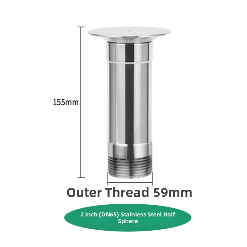 Cap de sprinkler pentru fântână – Hemisferă de ciupercă reglabilă, din cupru și oțel inox, jet pe perete, pentru grădină și peisaj (Cod 0200)