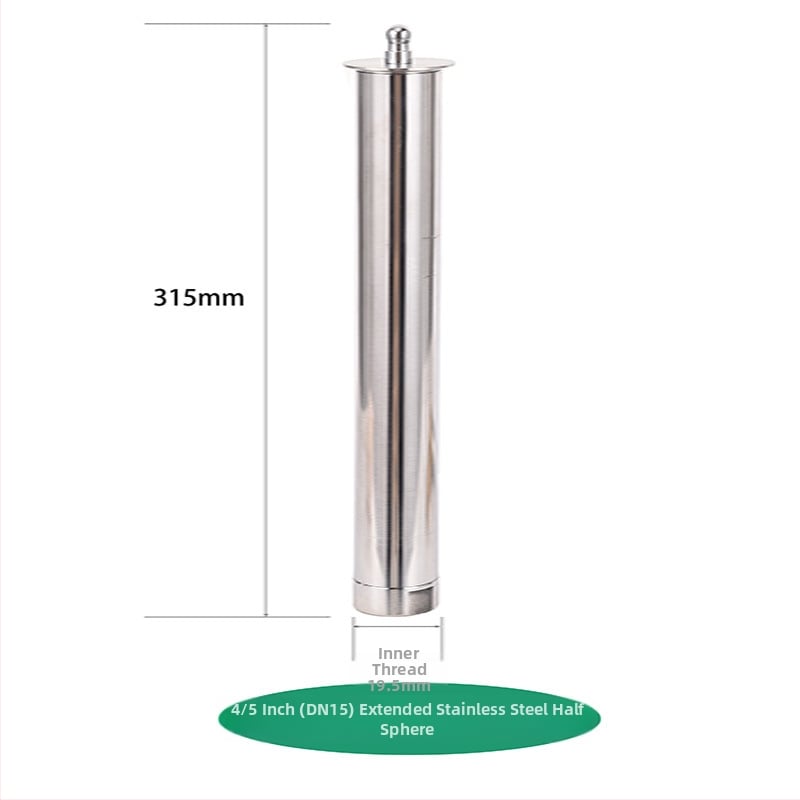 Cap de sprinkler pentru fântână – Hemisferă de ciupercă reglabilă, din cupru și oțel inox, jet pe perete, pentru grădină și peisaj (Cod 0200)