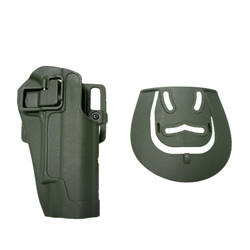 Toc de pistol tactic exterior cu tragere rapidă — curea talie ABS, compatibil cu M1911/M92/P226/USP/Glock 17