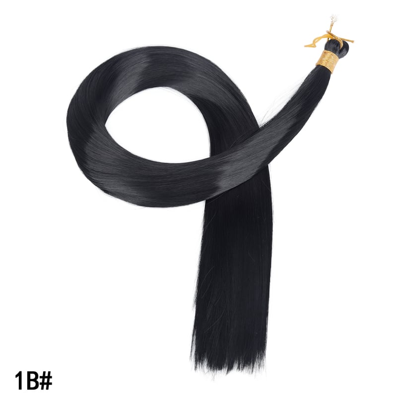 Polachi perucă cu coadă – stil drept, fibre rezistente la temperaturi înalte, model Zfft01