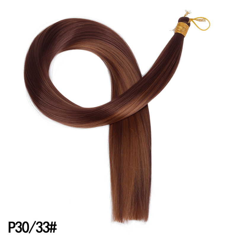 Polachi perucă cu coadă – stil drept, fibre rezistente la temperaturi înalte, model Zfft01