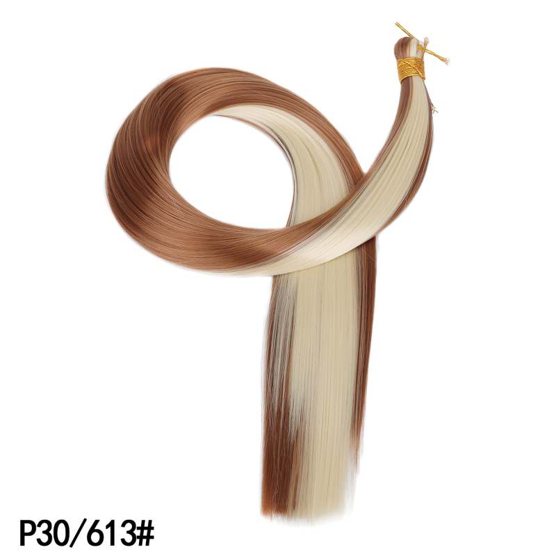 Polachi perucă cu coadă – stil drept, fibre rezistente la temperaturi înalte, model Zfft01