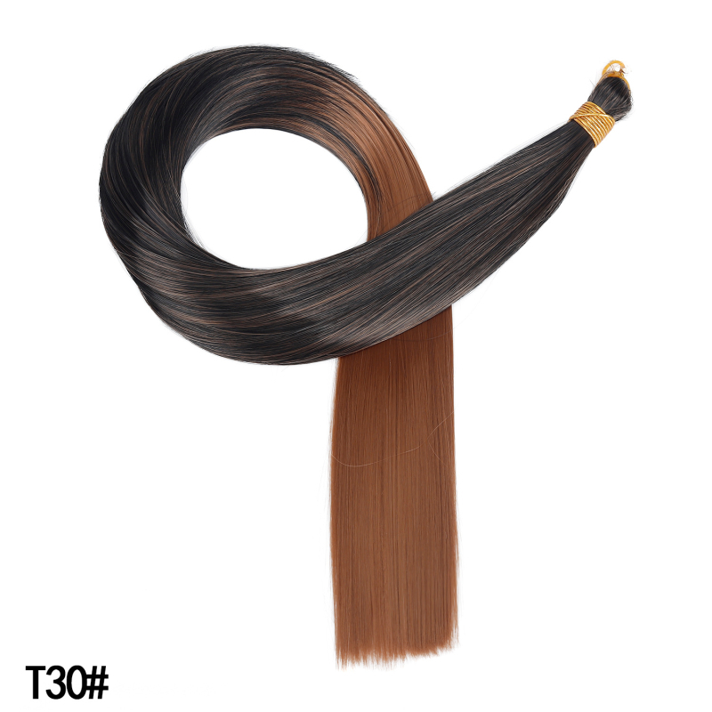 Polachi perucă cu coadă – stil drept, fibre rezistente la temperaturi înalte, model Zfft01