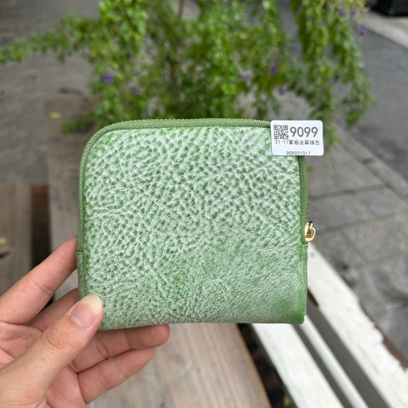 Geantă de depozitare din piele naturală, cu fermoar, căptușeală din pânză, piele tăbăcuită vegetal, foarte ușoară