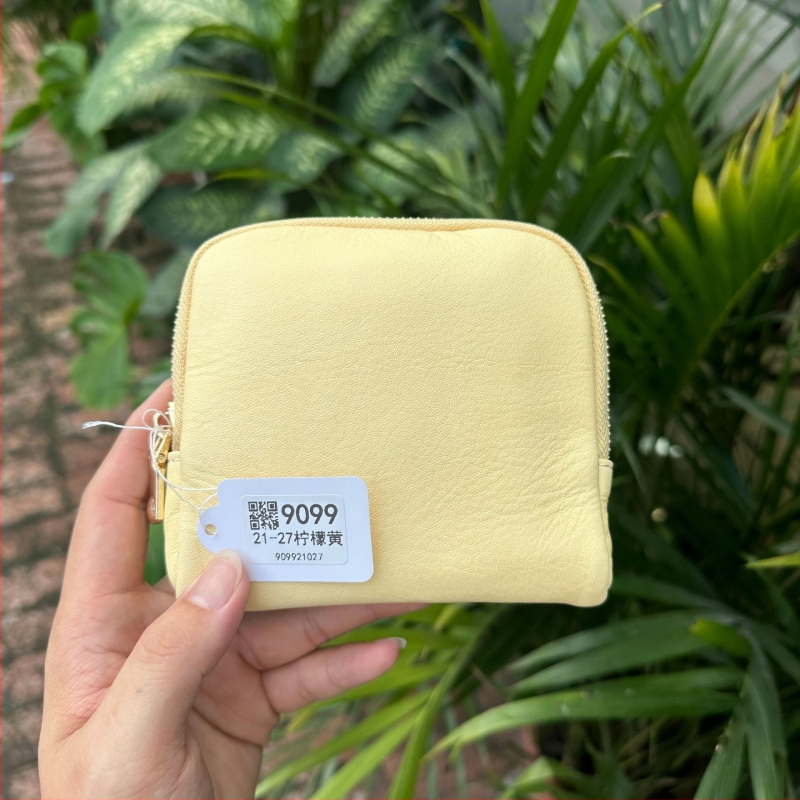 Geantă de depozitare din piele naturală, cu fermoar, căptușeală din pânză, piele tăbăcuită vegetal, foarte ușoară