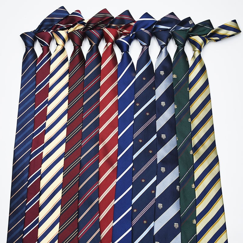 Γραβάτα ριγέ, χειροδεμένη, unisex, στυλ βέλους, πολυεστερική σατέν