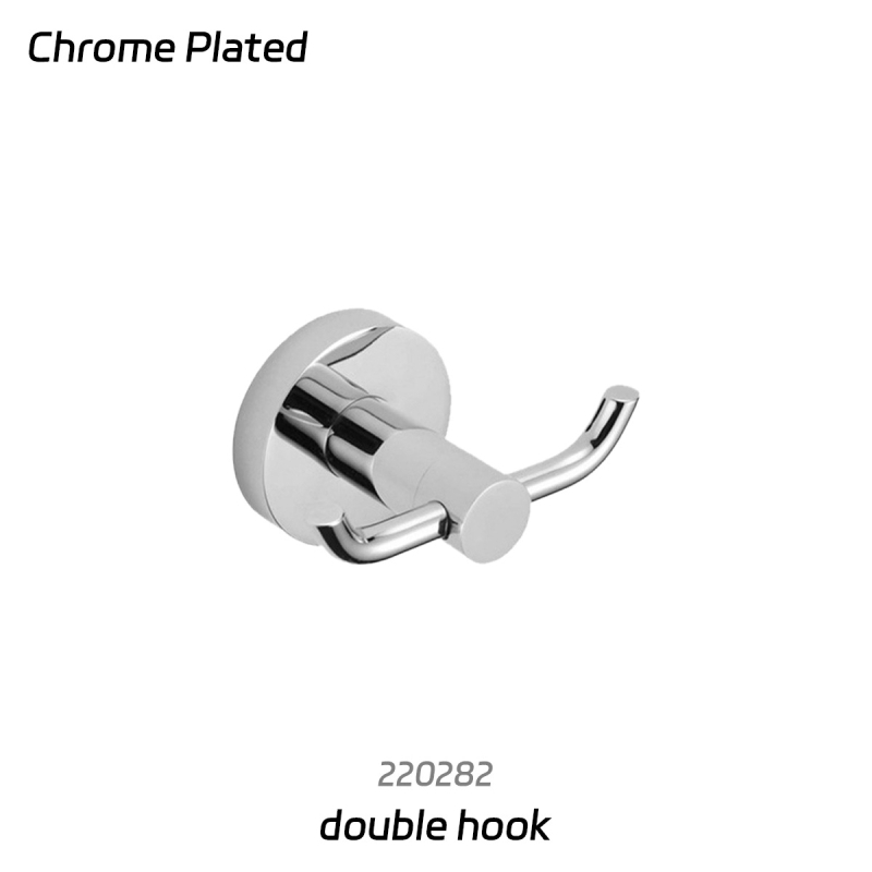 Rozsdamentes acél törölközőtartó készlet — krómozott felülettel, modern minimalista stílus, 6 darabos vagy nagyobb készlet