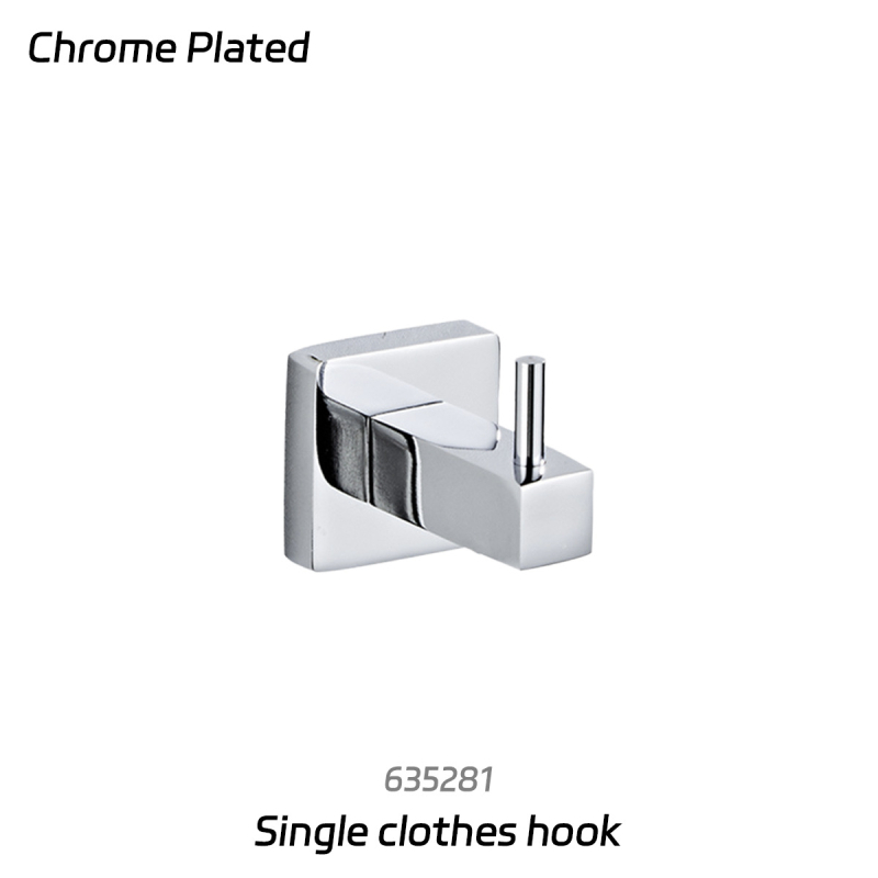 Rozsdamentes acél törölközőtartó készlet — krómozott felülettel, modern minimalista stílus, 6 darabos vagy nagyobb készlet