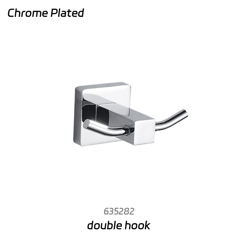 Rozsdamentes acél törölközőtartó készlet — krómozott felülettel, modern minimalista stílus, 6 darabos vagy nagyobb készlet