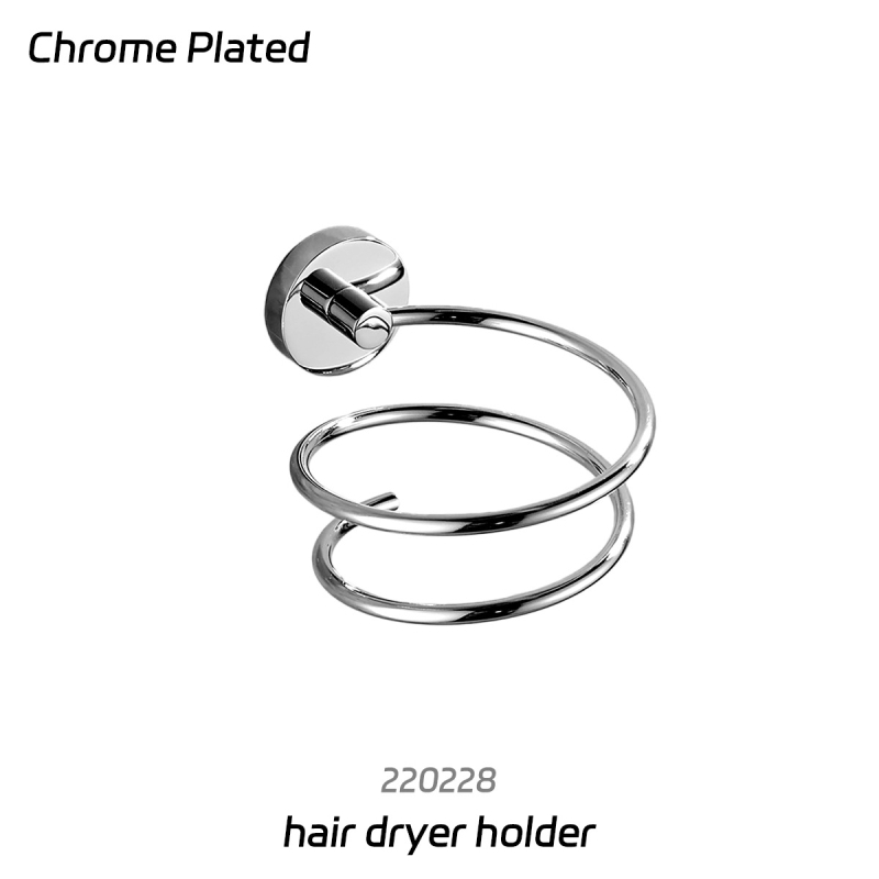 Rozsdamentes acél törölközőtartó készlet — krómozott felülettel, modern minimalista stílus, 6 darabos vagy nagyobb készlet