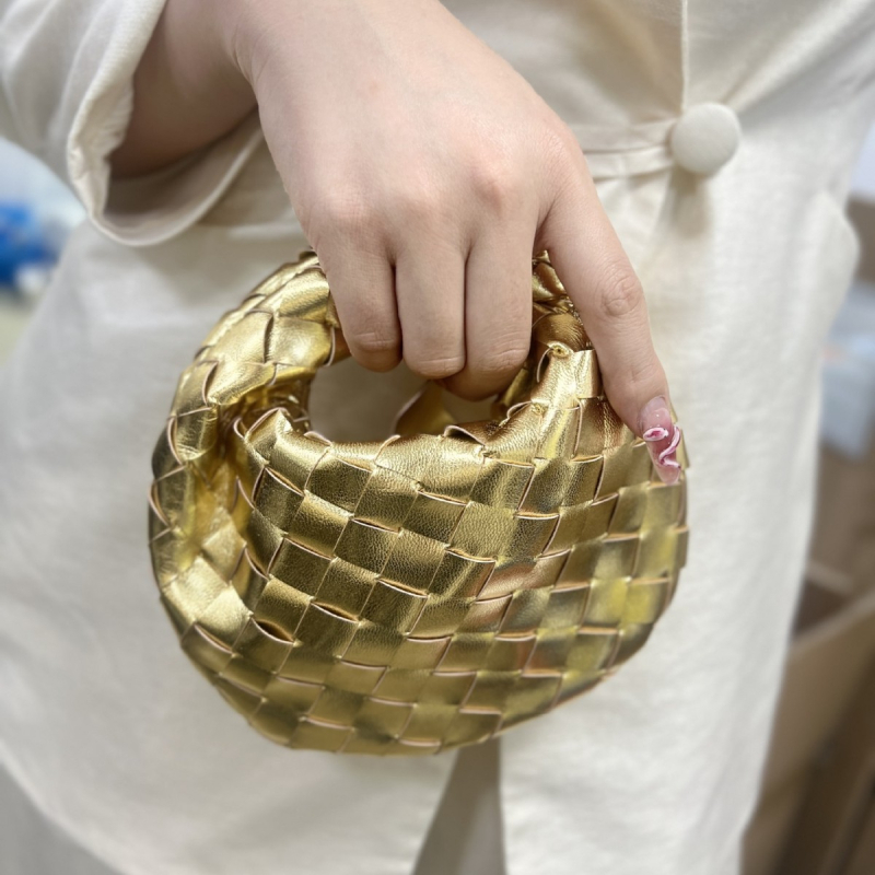 Geantă clutch mini din PU, în formă de dumpling, închidere cu fermoar, design tridimensional