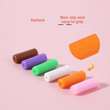 Ορθοδοντική κενή λαβή-δαγκώστρα από σιλικόνη, για ενήλικες, φρουτώδες άρωμα, συσκευασία 1000 τεμάχια