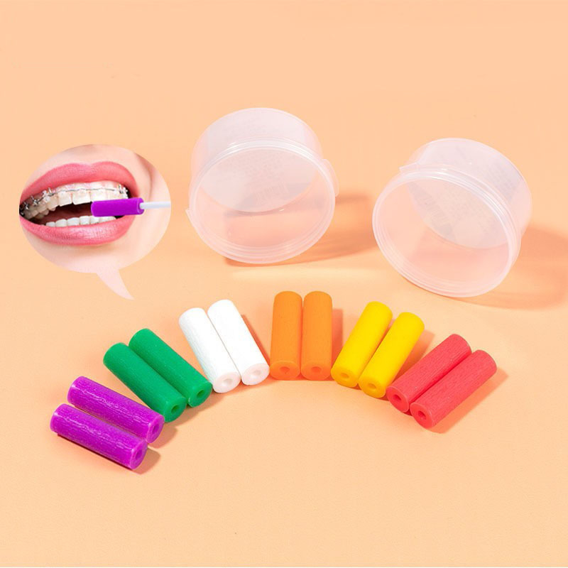 Ορθοδοντική κενή λαβή-δαγκώστρα από σιλικόνη, για ενήλικες, φρουτώδες άρωμα, συσκευασία 1000 τεμάχια