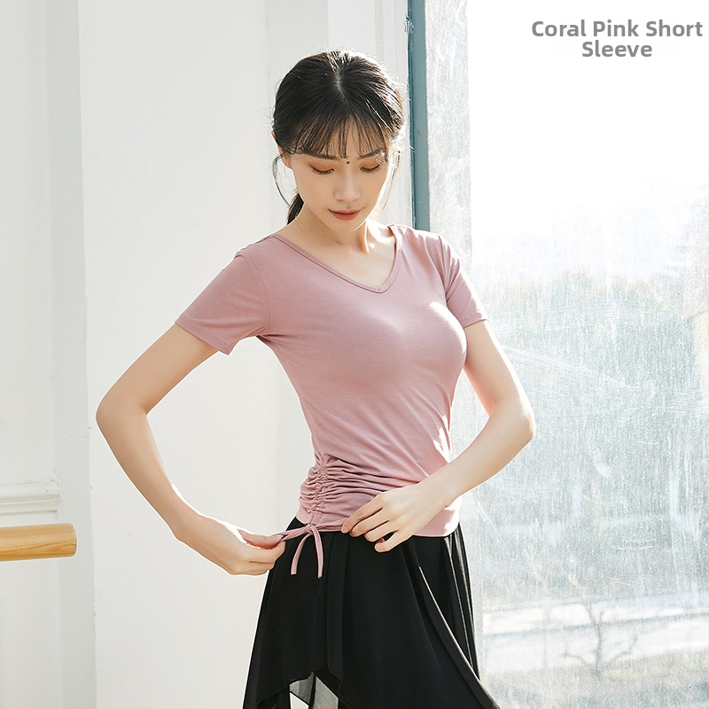 Női modern tánc felső, edzőblúz, modal viszkóz anyag, latin és etnikus táncokra