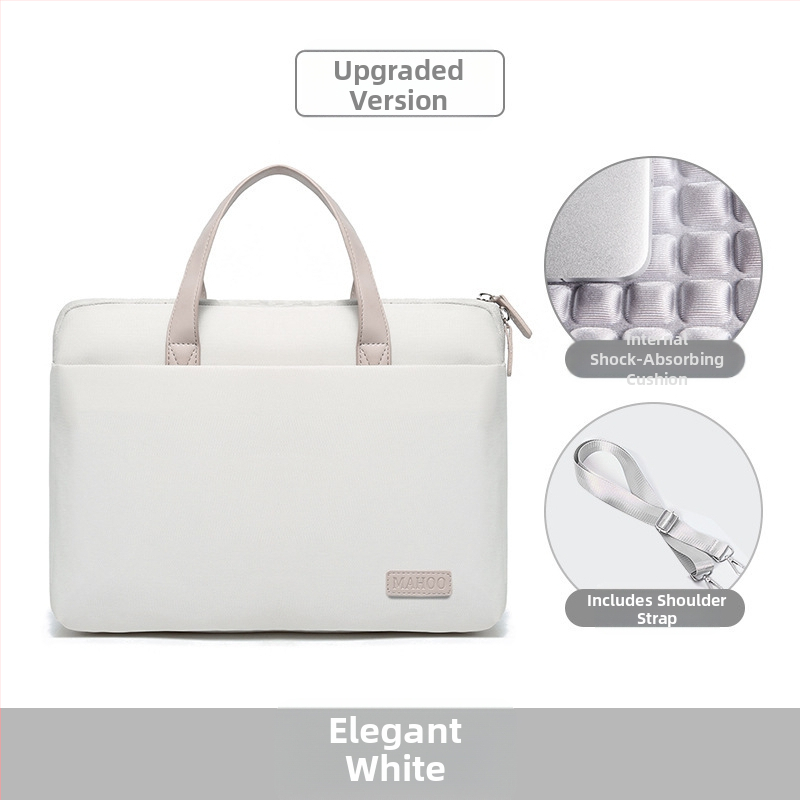 Geantă de birou din pânză pentru documente - impermeabilă, rezistentă la uzură, la șocuri, design de reducere a încărcării