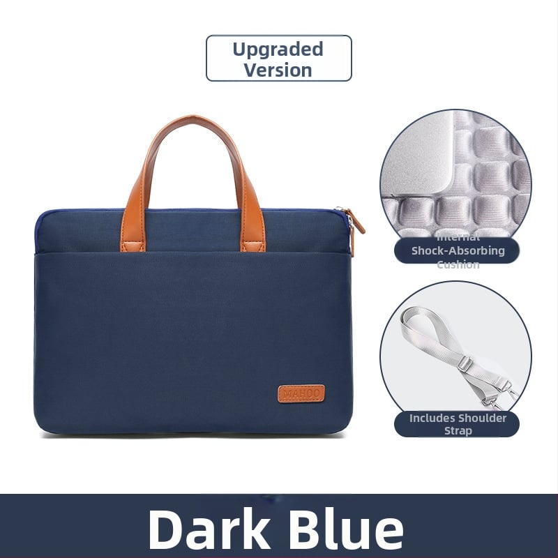 Geantă de birou din pânză pentru documente - impermeabilă, rezistentă la uzură, la șocuri, design de reducere a încărcării