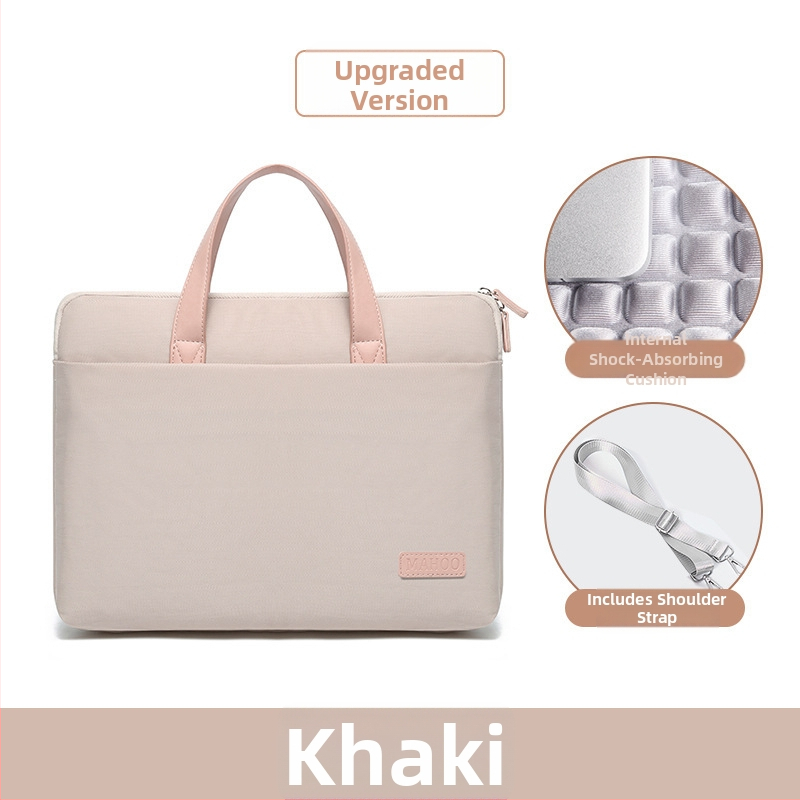 Geantă de birou din pânză pentru documente - impermeabilă, rezistentă la uzură, la șocuri, design de reducere a încărcării