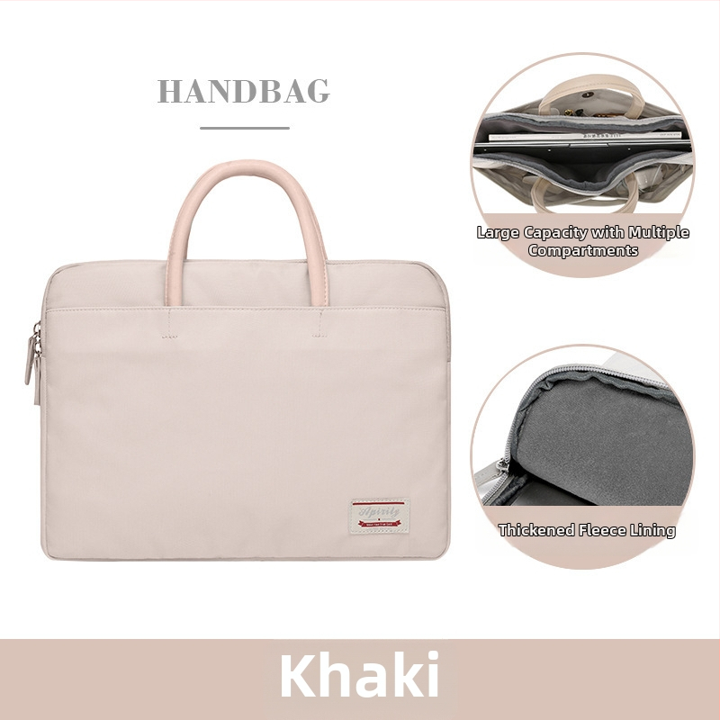 Geantă de birou din pânză pentru documente - impermeabilă, rezistentă la uzură, la șocuri, design de reducere a încărcării