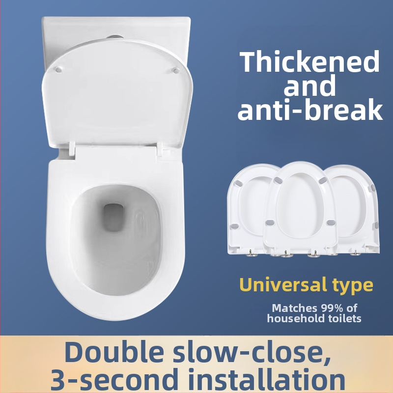 Univerzális WC-fedél urea-formaldehid gyantából, halk-záródású, régi stílusú fedél, Lycra Xiyin márka, standard/amerikai stílus, testreszabás mintaminta