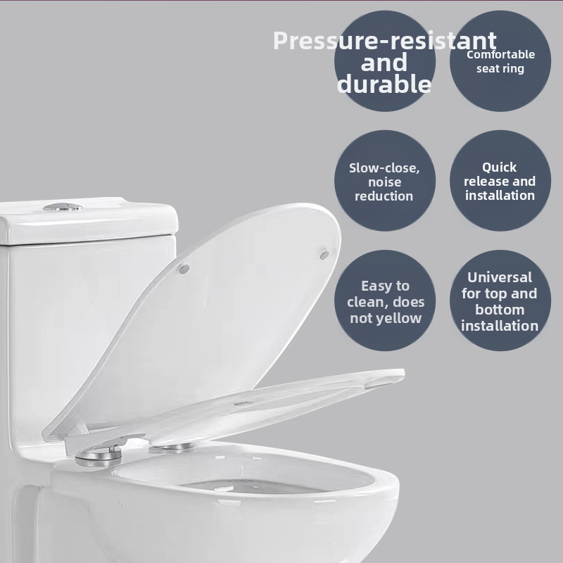 Univerzális WC-fedél urea-formaldehid gyantából, halk-záródású, régi stílusú fedél, Lycra Xiyin márka, standard/amerikai stílus, testreszabás mintaminta