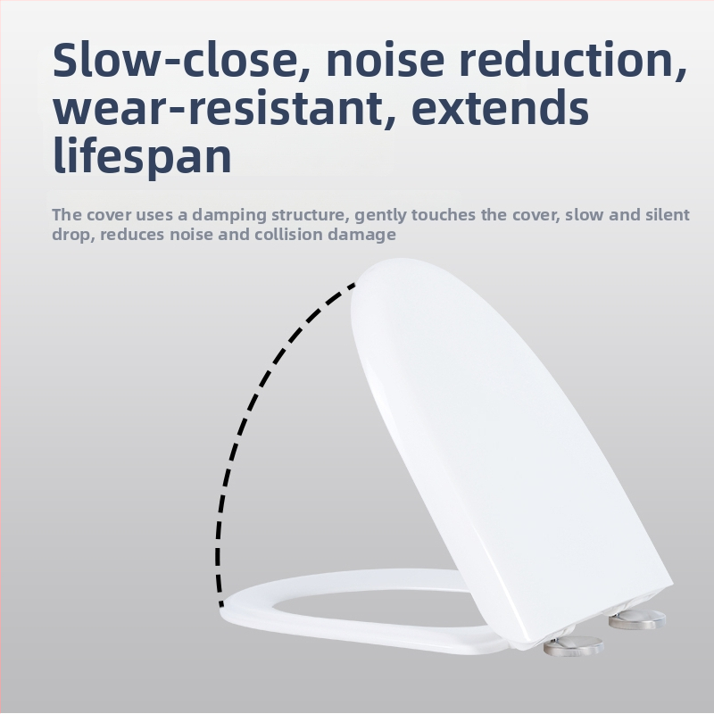 Univerzális WC-fedél urea-formaldehid gyantából, halk-záródású, régi stílusú fedél, Lycra Xiyin márka, standard/amerikai stílus, testreszabás mintaminta