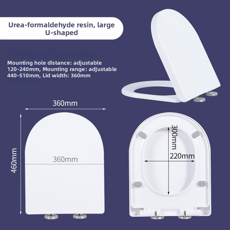 Univerzális WC-fedél urea-formaldehid gyantából, halk-záródású, régi stílusú fedél, Lycra Xiyin márka, standard/amerikai stílus, testreszabás mintaminta